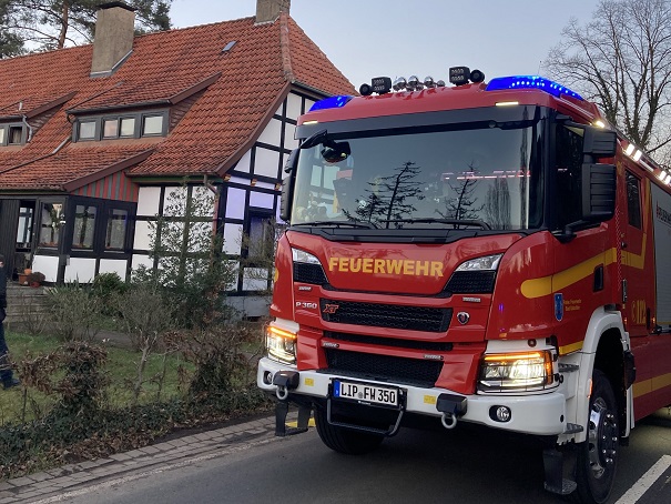 EB 104 Feuer MiG Zimmerbrand OT Wülfer Bexten Feuerwehr Bad Salzuflen